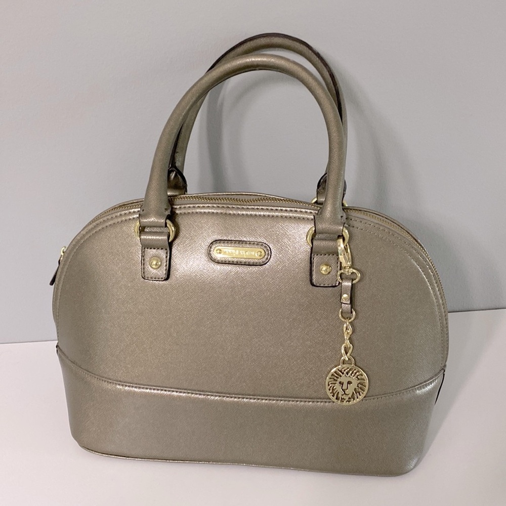 Anne Klein Tan/Gold Purse